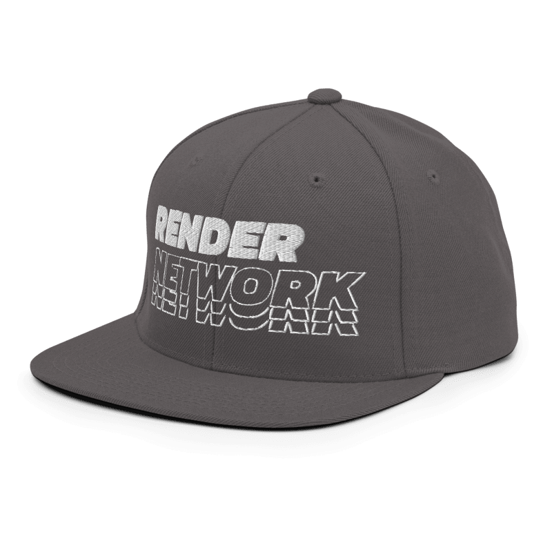 Snapback Hat Render Network